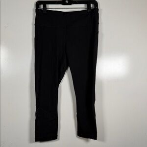 Lululemon Pace Rival Crop Black Size 8